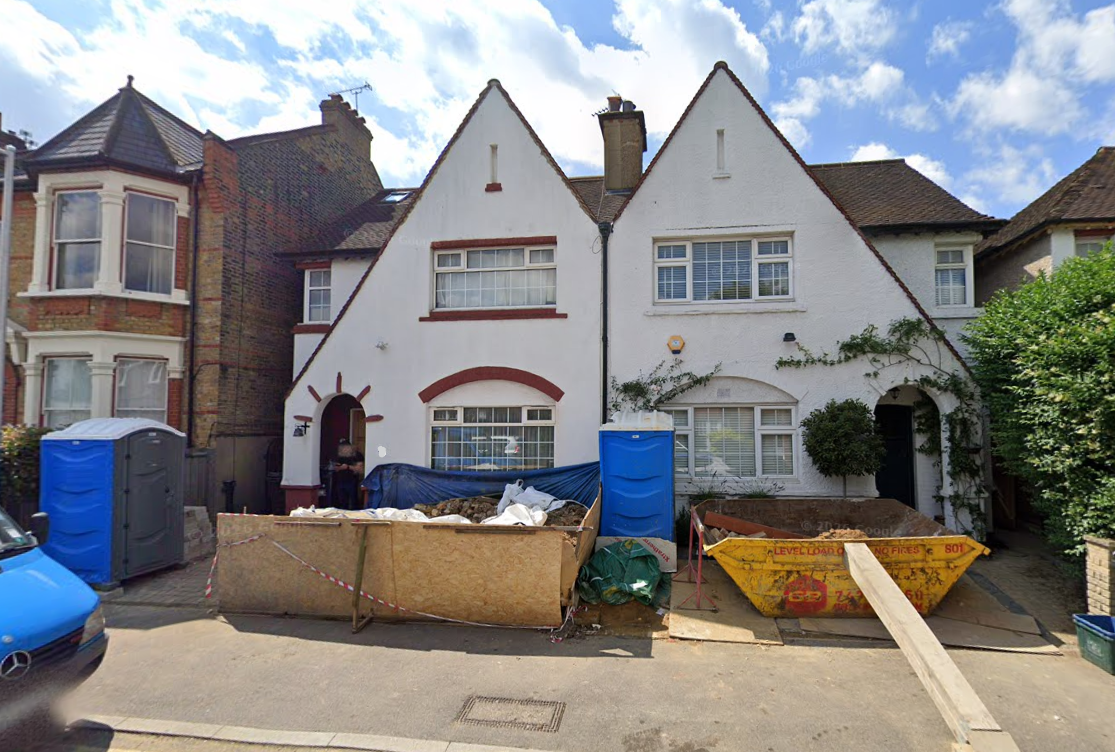 Two-storey rear extension — Edwardian semi, South Woodford, London